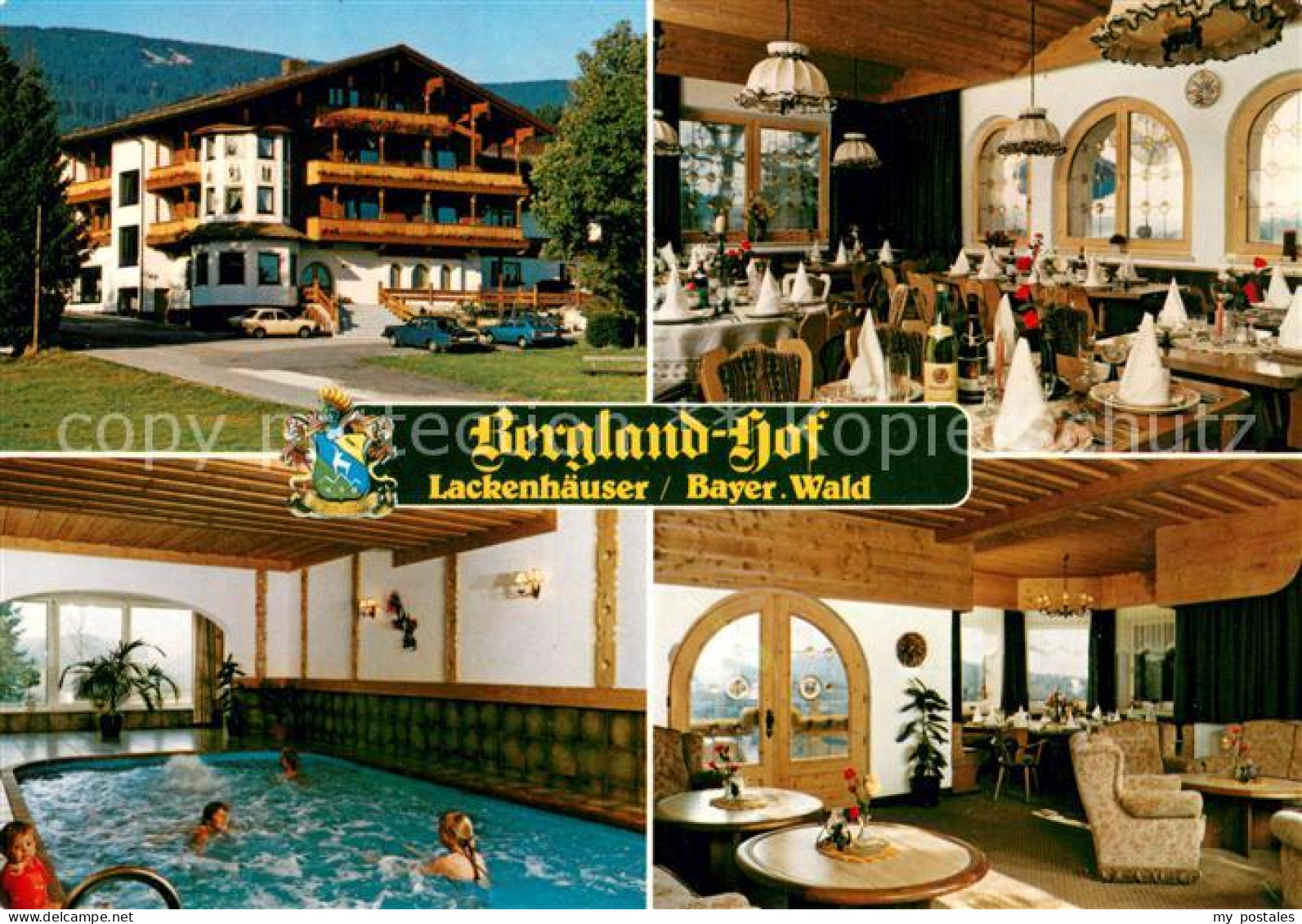 73653627 Lackenhaeuser Niederbayern Hotel Cafe Restaurant Bergland-Hof Im Bayeri - Altri & Non Classificati
