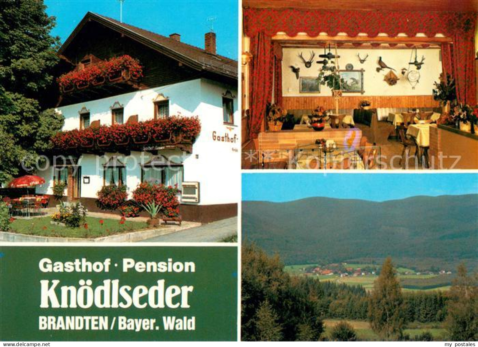 73653618 Brandten Gasthof Pension Knoedlseder Landschaftspanorama Bayerischer Wa - Altri & Non Classificati