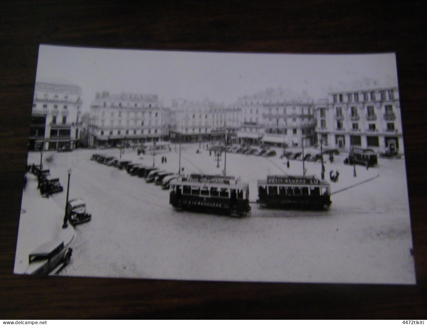 Photographie - Angers (49) - Tramways - Croisement Lignes Place Du Ralliement  - Collection Favière - 1938 - SUP (HV 92) - Angers