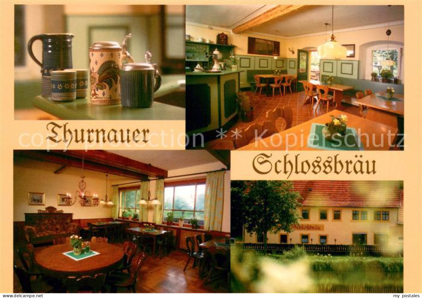 73653607 Thurnau Thurnauer Schlossbraeu Restaurant Bierkruege Thurnau - Altri & Non Classificati