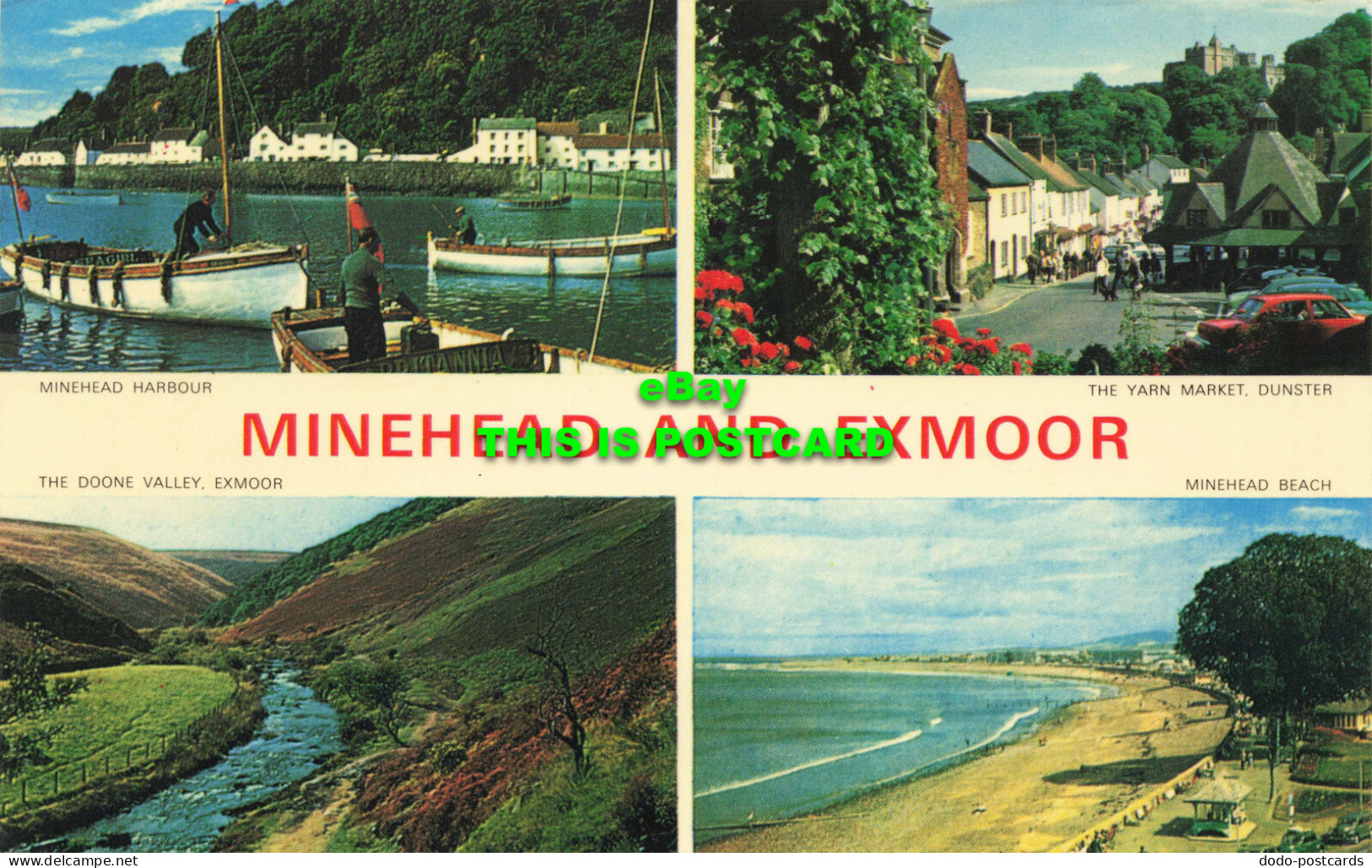 R572596 Minehead And Exmoor. Cotman Color Series. Jarrold. Multi View - Monde