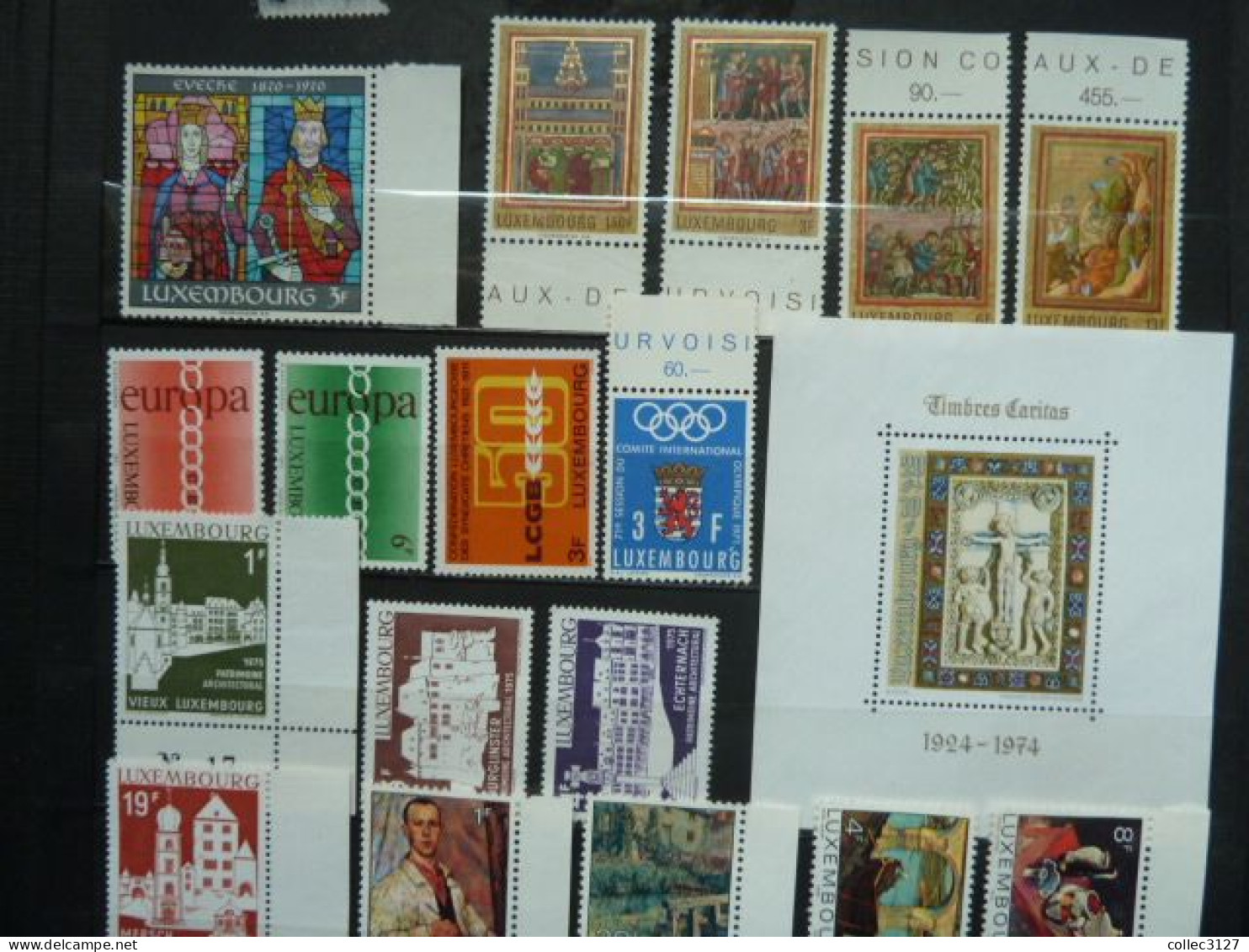 Luxembourg -  Timbres Des Années 1970 - Lot - NSG - Neuf Sans Gomme - Unused Stamps