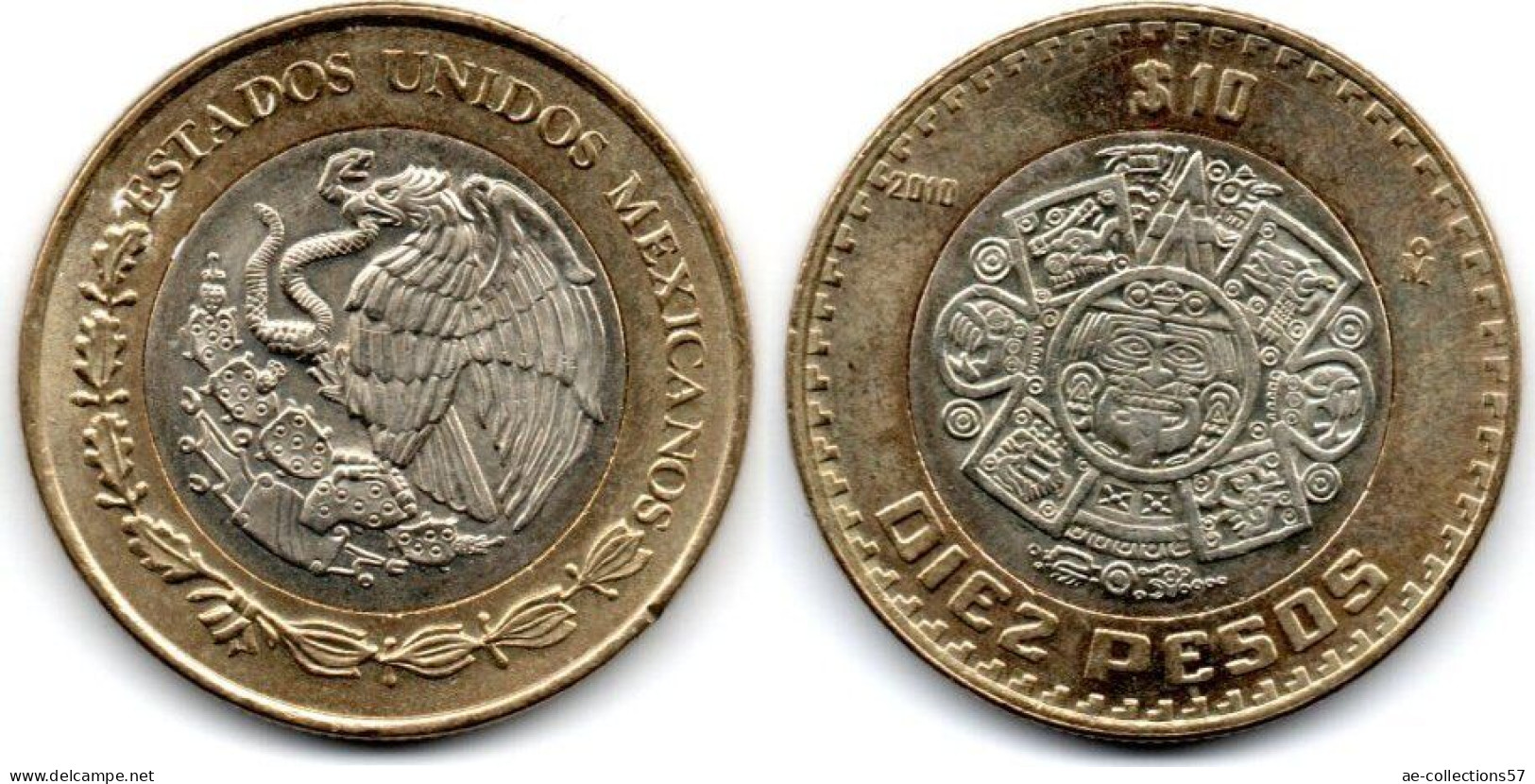 MA 35506 / Mexique 10 Pesos 2010 SPL - Mexique