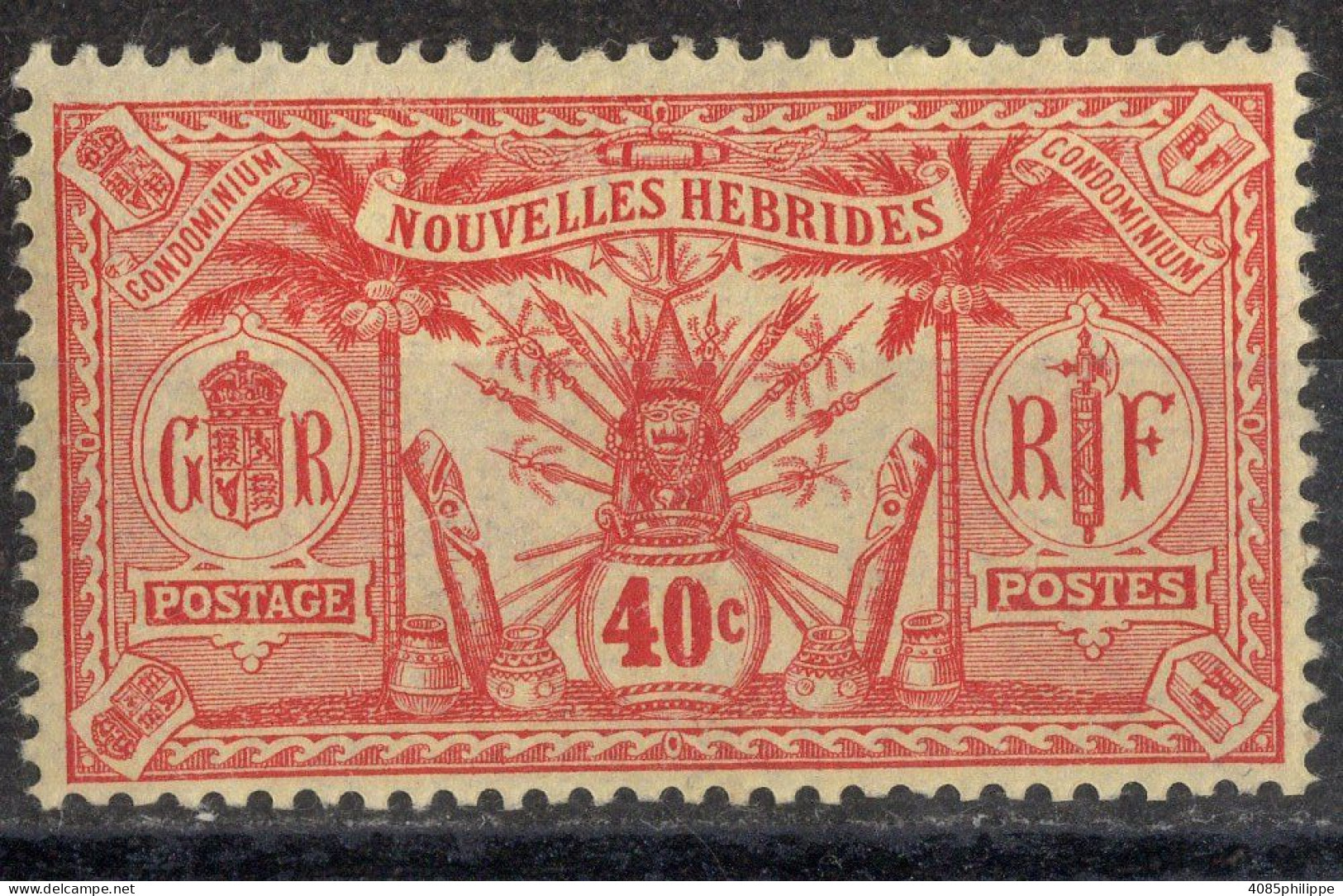 Nouvelles HEBRIDES Timbre-poste N°32* Neuf Charnière  TB Cote : 6.50€ - Neufs