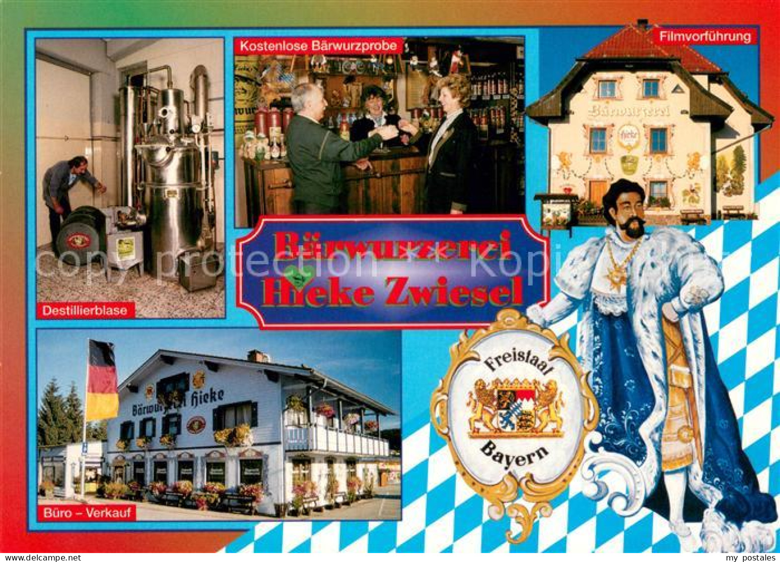 73653590 Zwiesel Niederbayern Baerwurzerei Hieke Destillierblase Probierstube Wa - Zwiesel