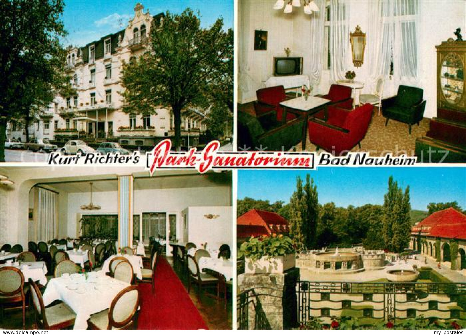 73653585 Bad Nauheim Kurt Richters Park Sanatorium Gaststube Brunnenquelle Bad N - Bad Nauheim