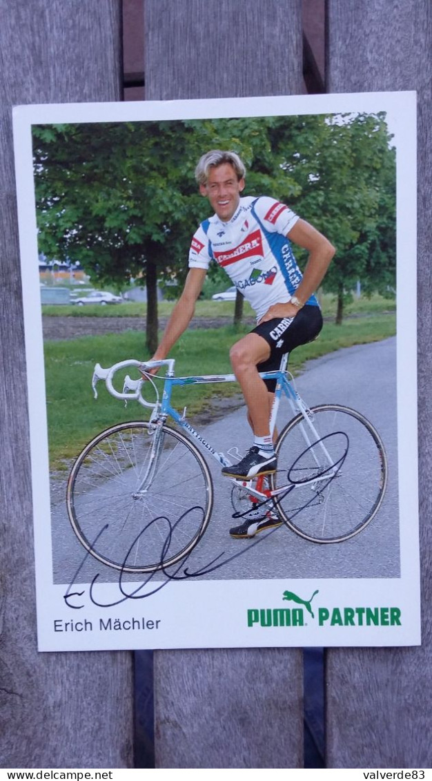 Cyclisme - Erich Mächler Signé - Cyclisme