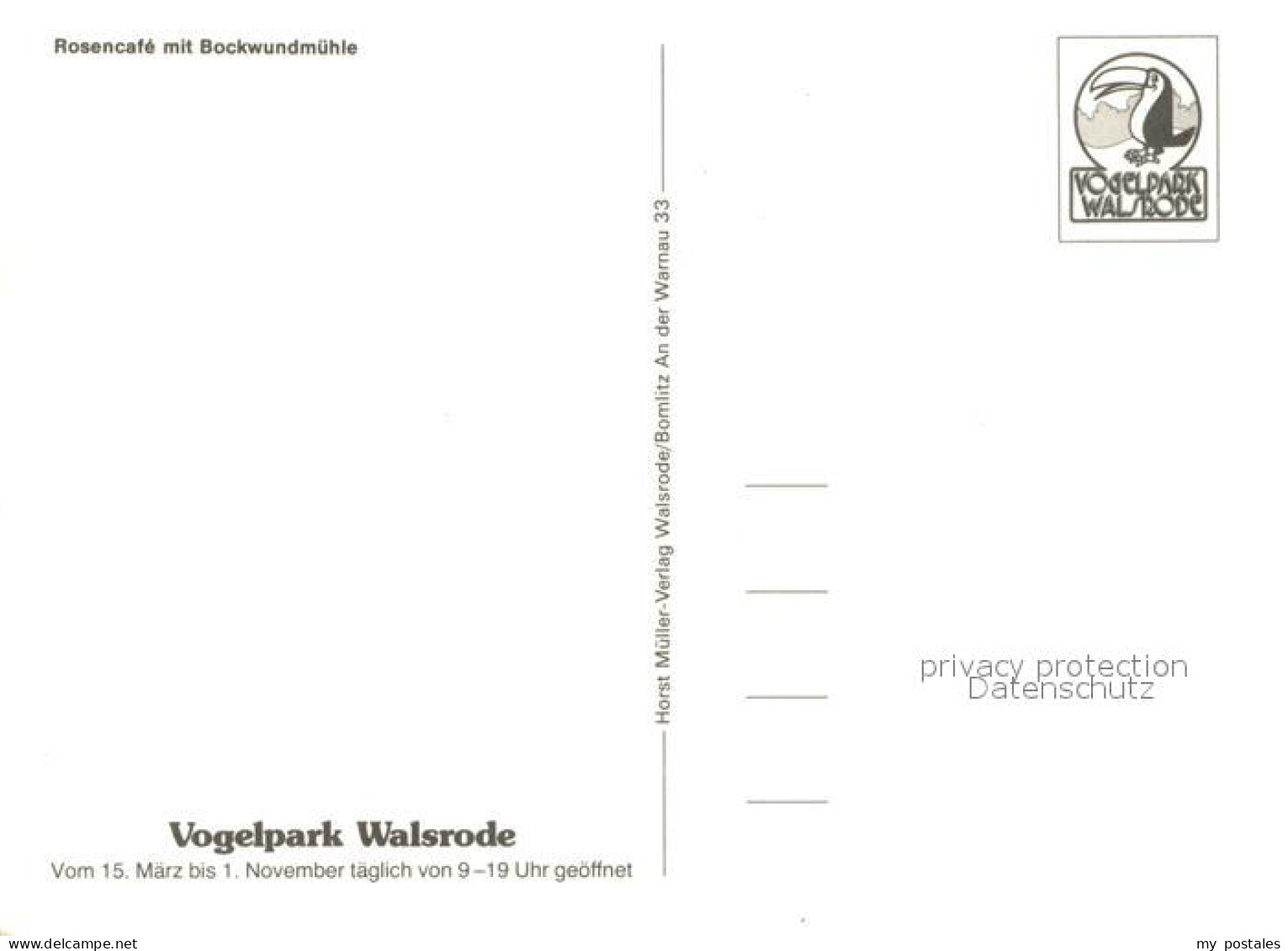 73653577 Walsrode Lueneburger Heide Rosencafe Mit Bockwindmuehle Gastraeume Wals - Walsrode