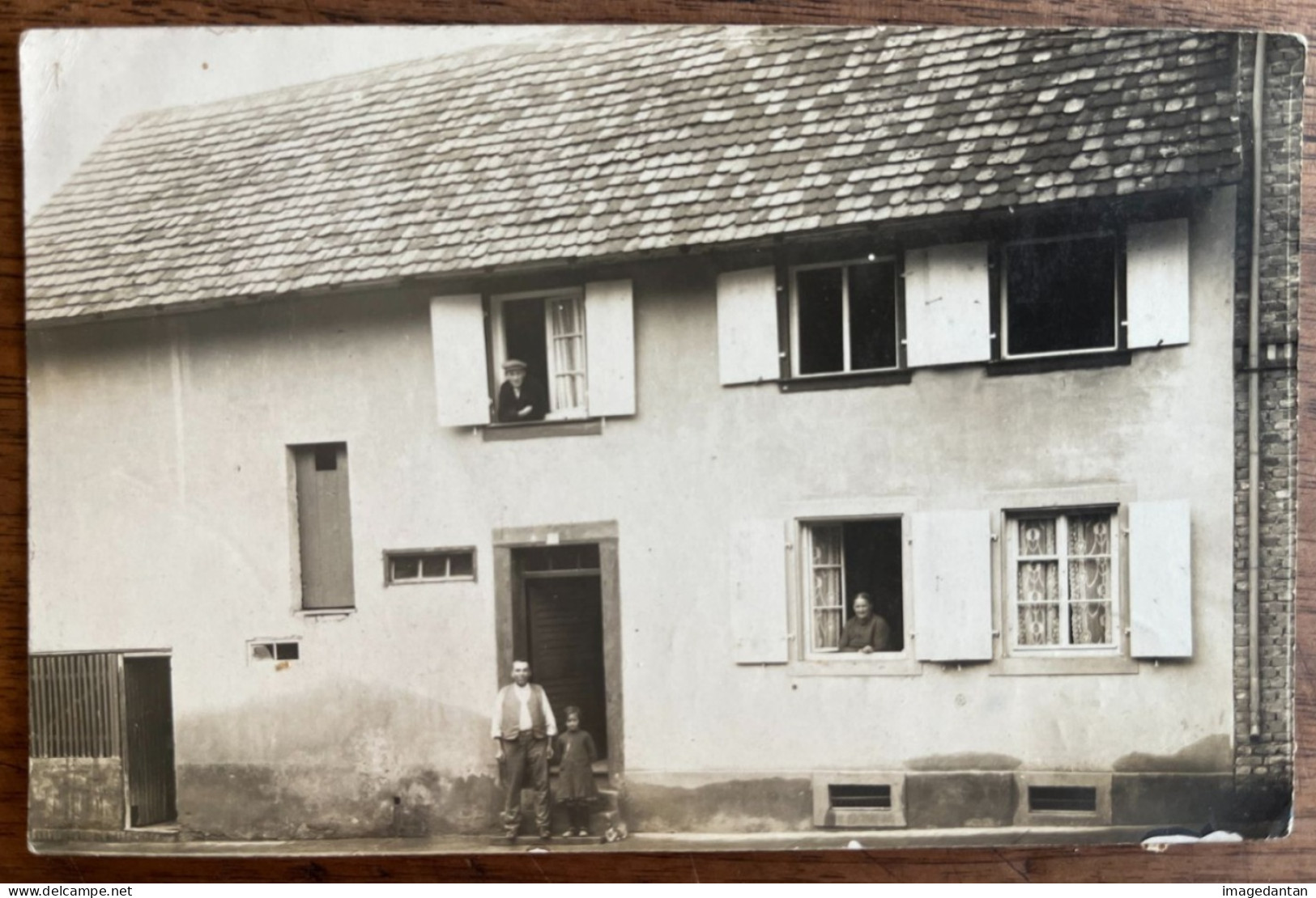 Oberhausbergen - Carte Photo Maison Animée à Identifier - Julien Diebold - Photographe Strasbourg, Feggasse 20 - Otros & Sin Clasificación