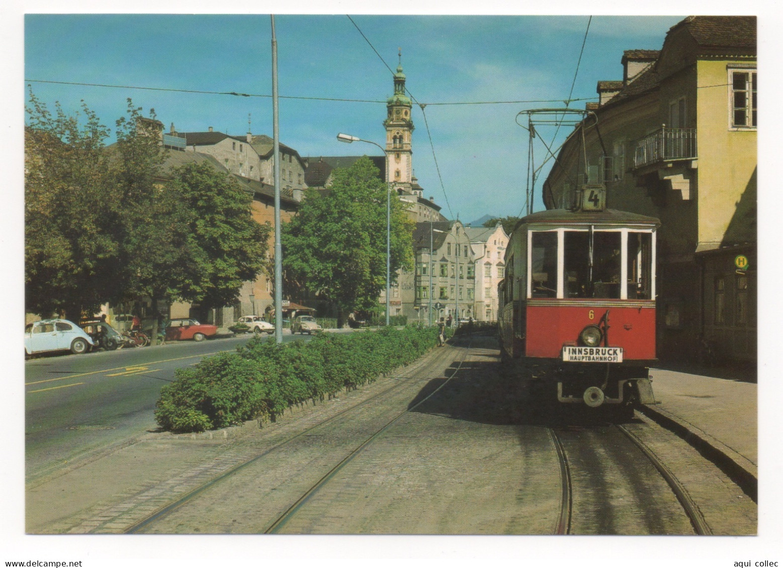 PLACE BASSE DE LA VILLE - RAME DE TRAMWAY DE LA LIGNE IV - Tramways