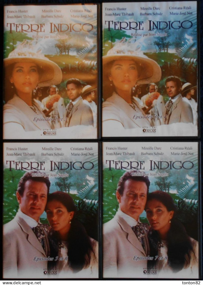 Terre Indigo - Francis Huster - Mireille Darc - Jean-Marc Thibault - Marie-Josée Nat - ( Coffret 4 DVD ) . - Serie E Programmi TV