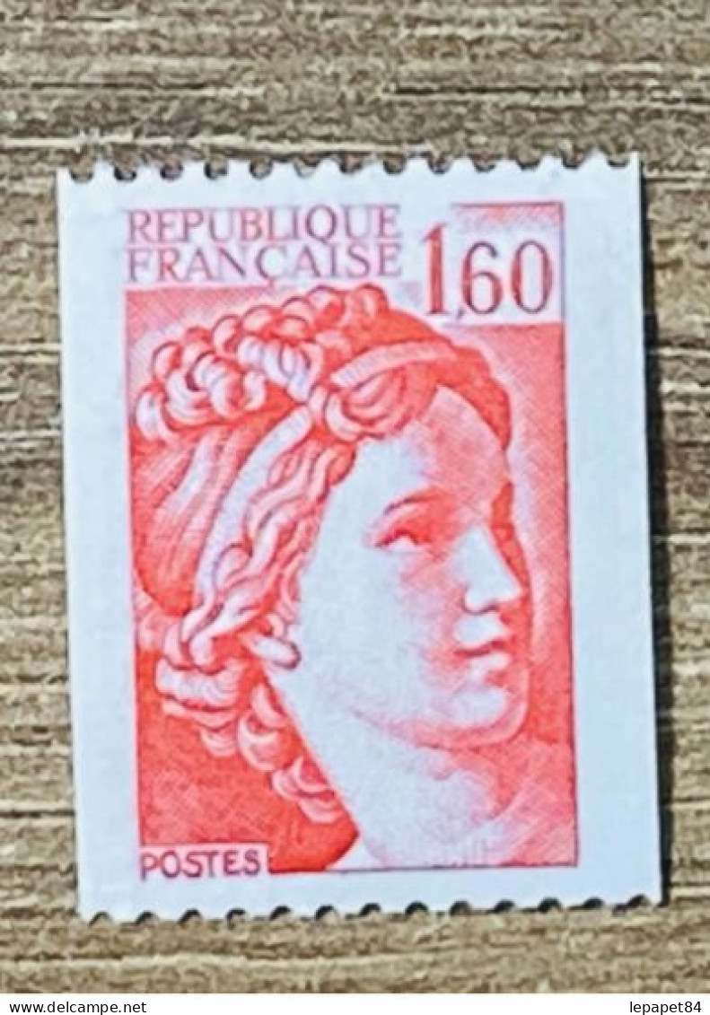 France - Type Sabine Roulette N° Rouge YT 2158A Neuf** - Unused Stamps