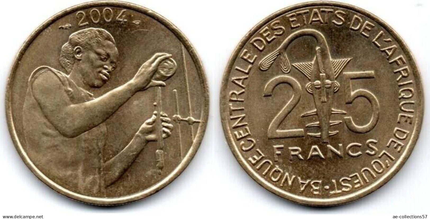 MA 35507 / BCEAO 25 Francs 2004 SPL - Other - Africa