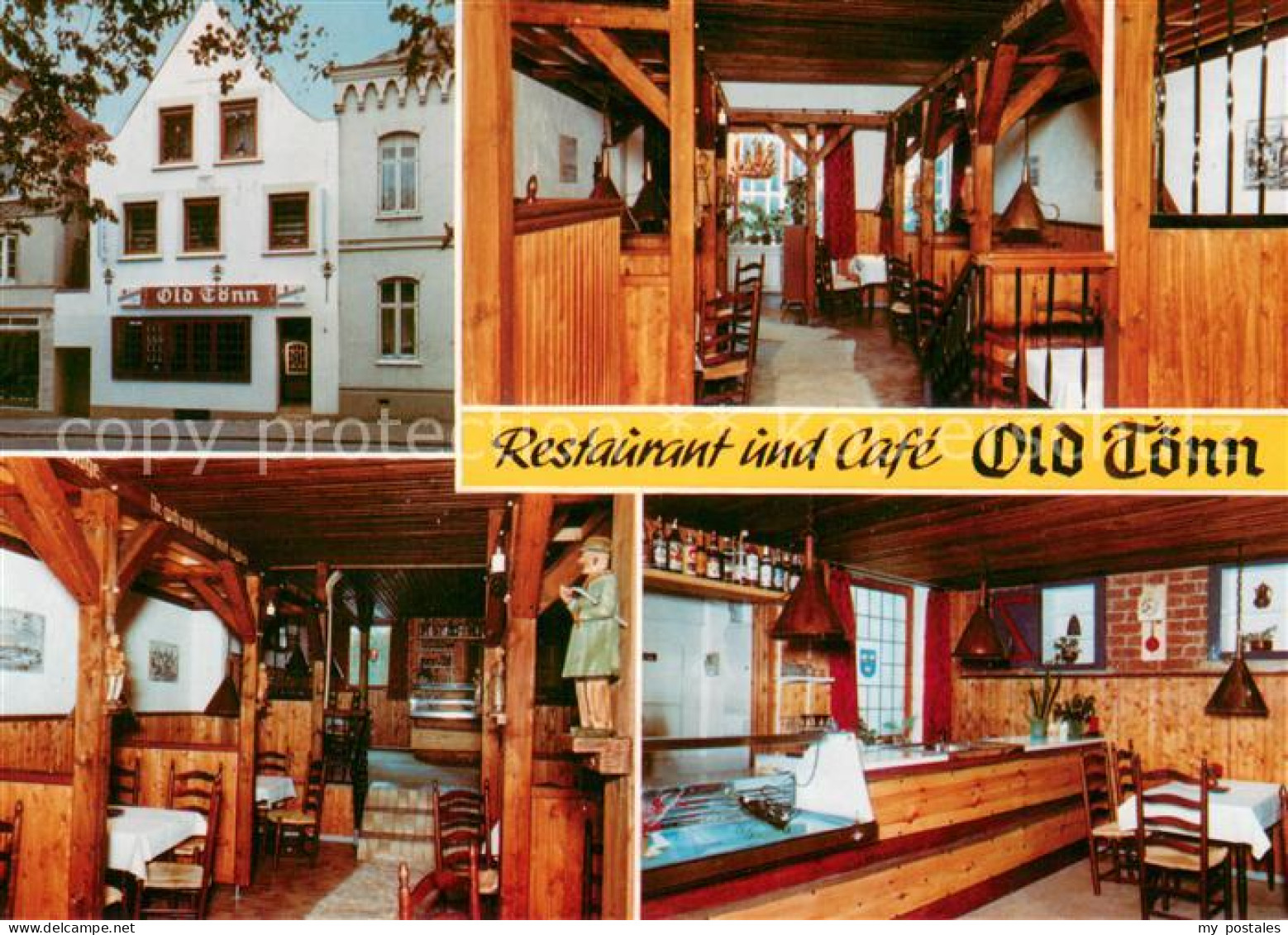 73653536 Toenning Nordseebad Restaurant Cafe Old Toenn Gastraeume Theke Toenning - Altri & Non Classificati