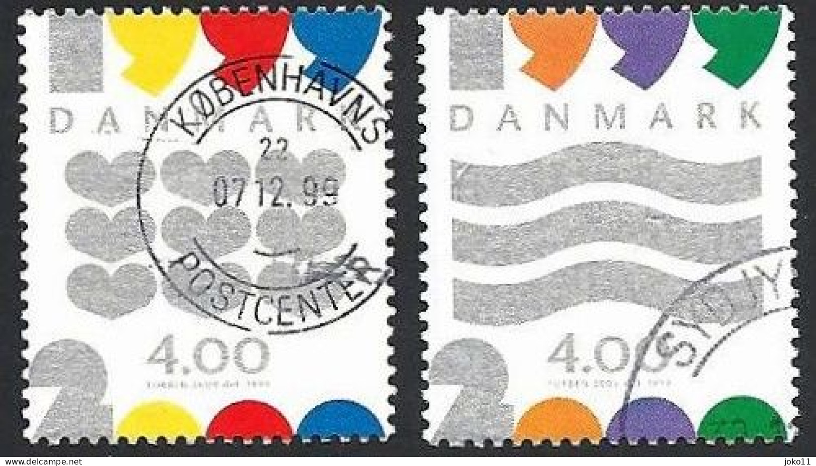 Dänemark 1999, Mi.-Nr. 1231-1232, Gestempelt - Used Stamps