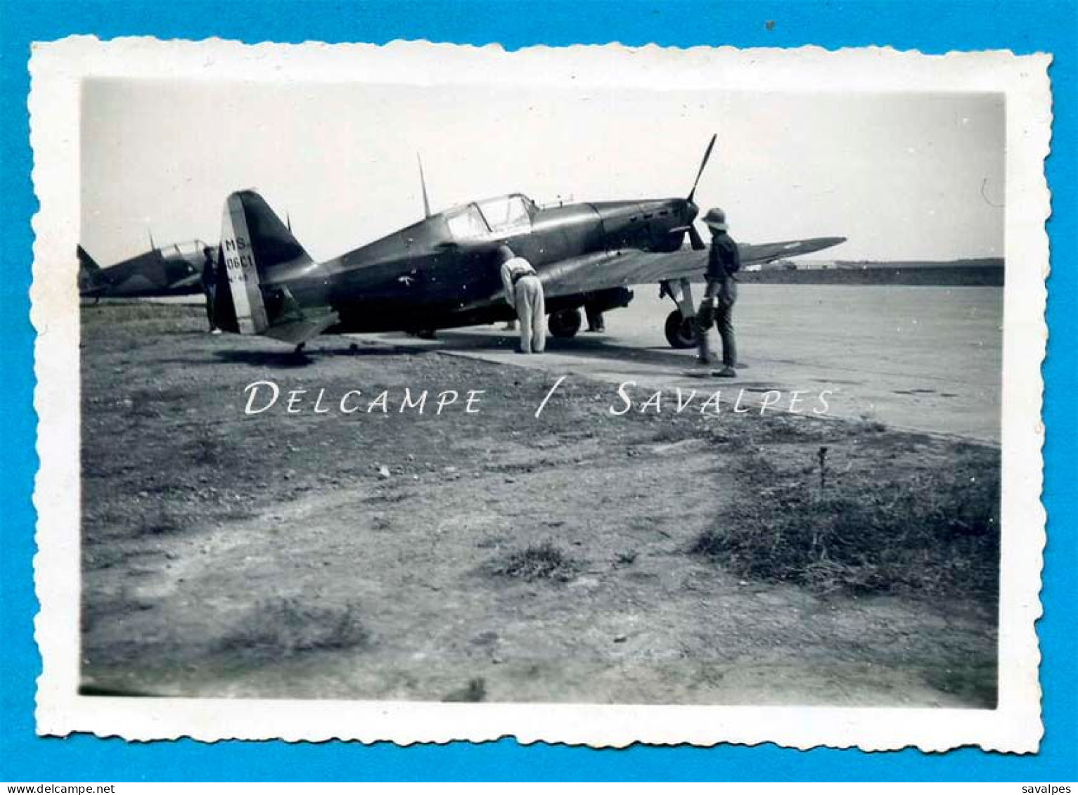 Aviation * Avion Morane Saulnier 406 à Meknès * Photo Originale 1939 - Luftfahrt