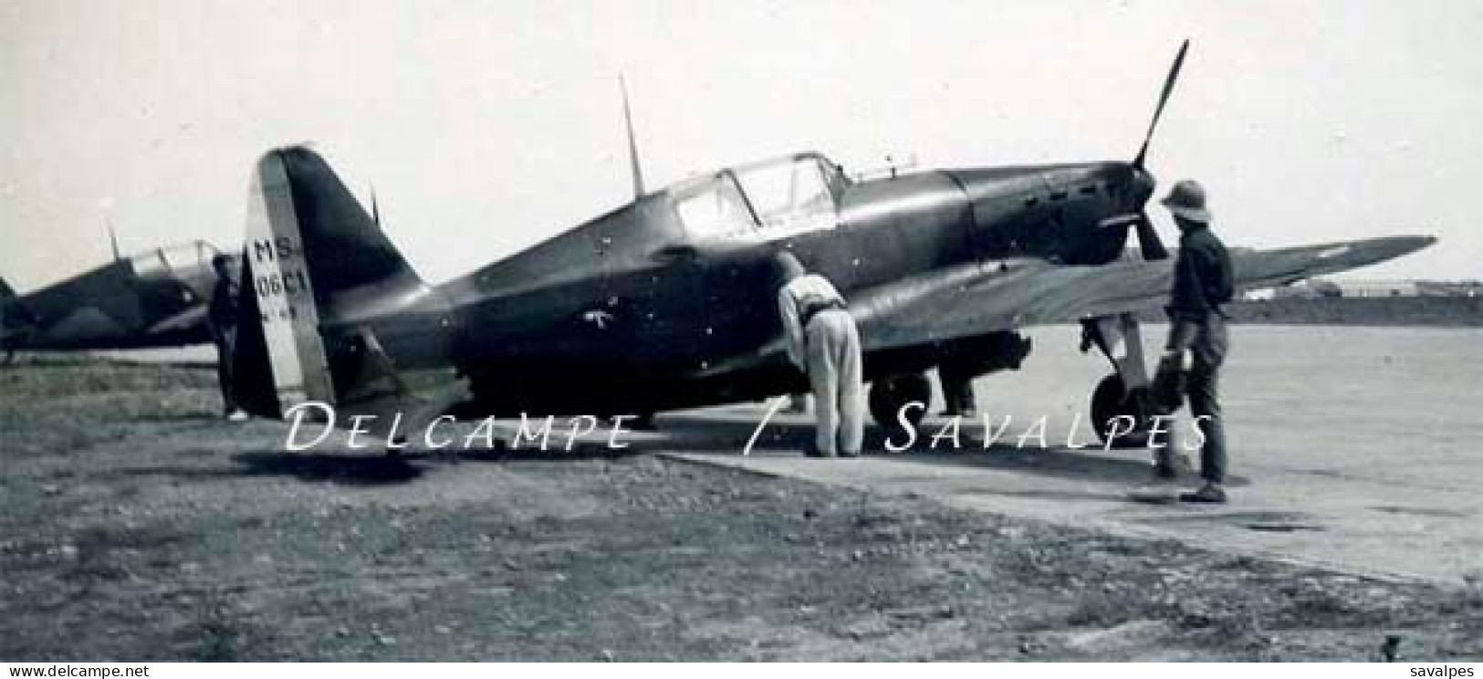 Aviation * Avion Morane Saulnier 406 à Meknès * Photo Originale 1939 - Luchtvaart