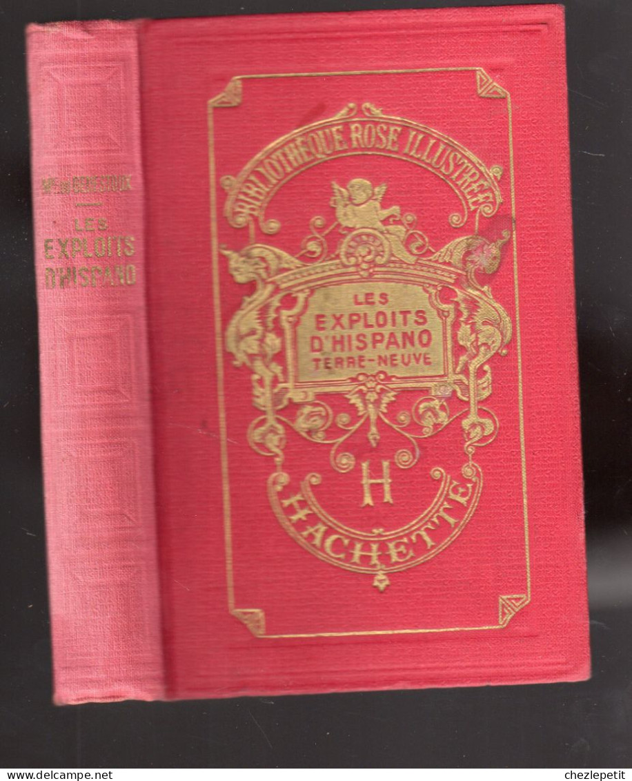 LES EXPLOITS D'HISPANO CHIEN TERRE NEUVE BIBLIOTHEQUE ROSE ILLUSTREE 1933 - Autres & Non Classés