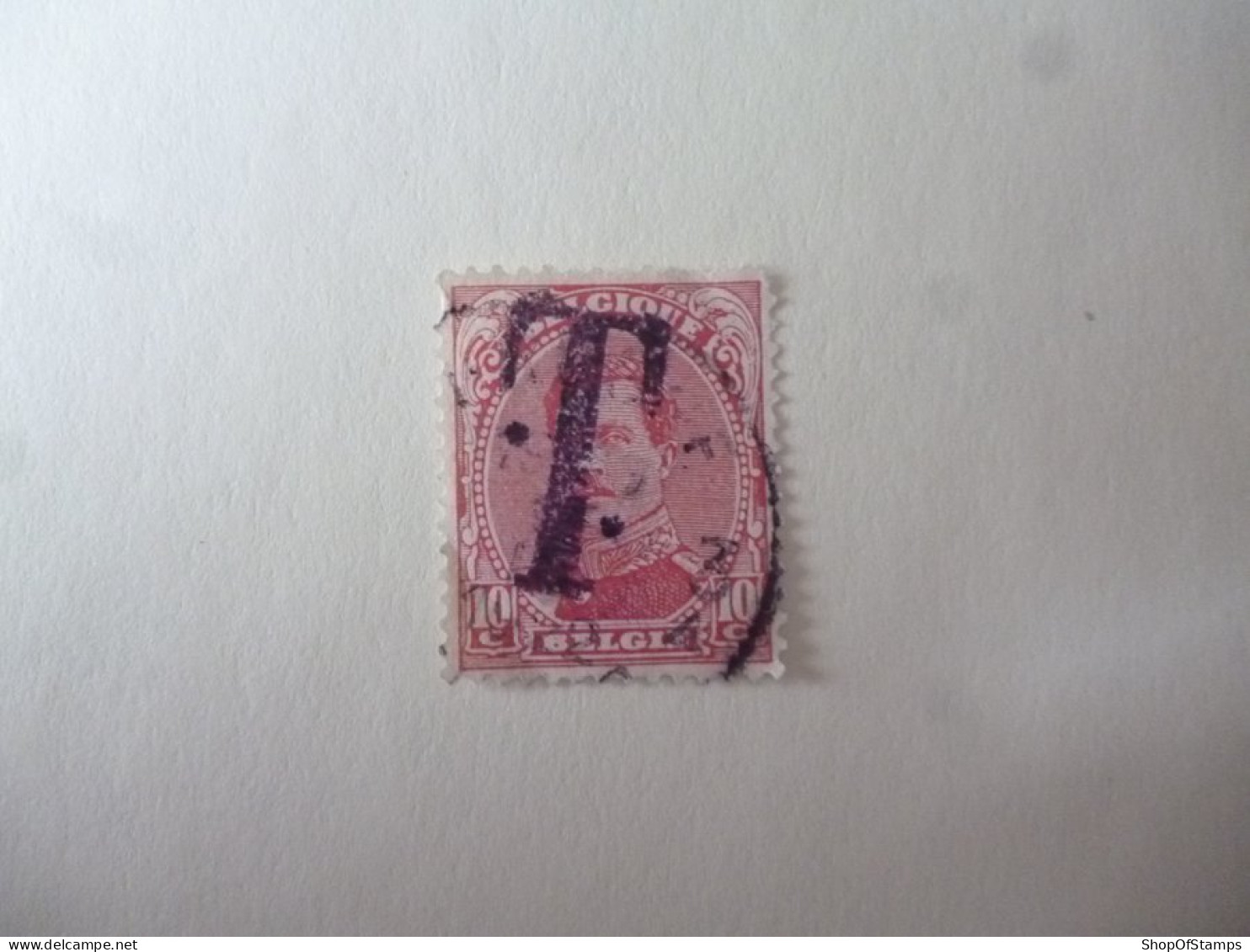 BELGIUM USED WITH POSTMARK "T" - Other & Unclassified