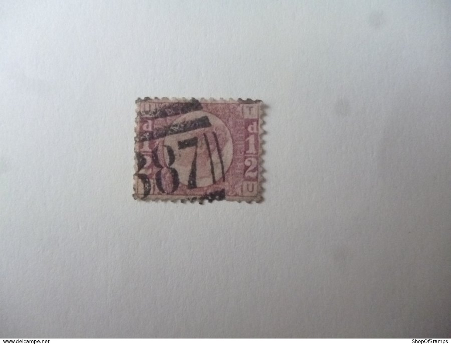 GREAT BRITAIN SG 48 1/2 D POSTMARK 387 OR 887 - ....-1951 Pre Elizabeth II