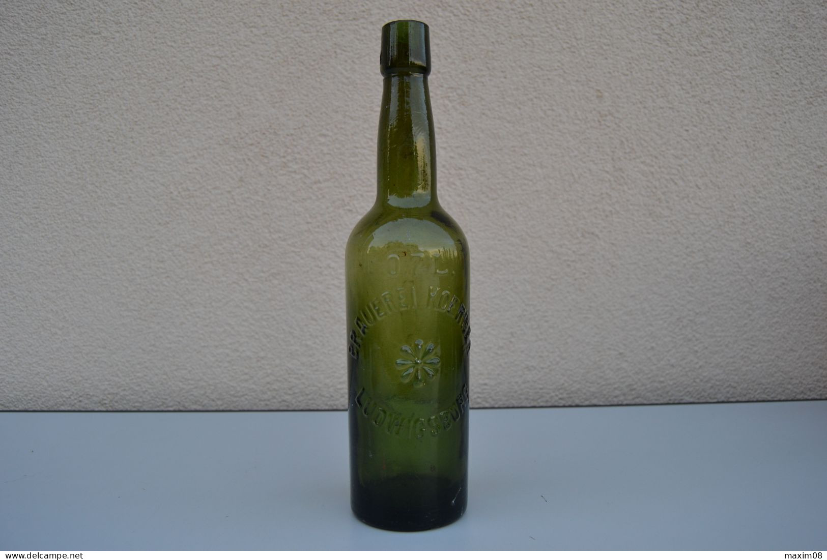 Bouteille De Bière Allemande Brauerei KOERNER - LUDWIGSBURG, 14/18 - 1914-18