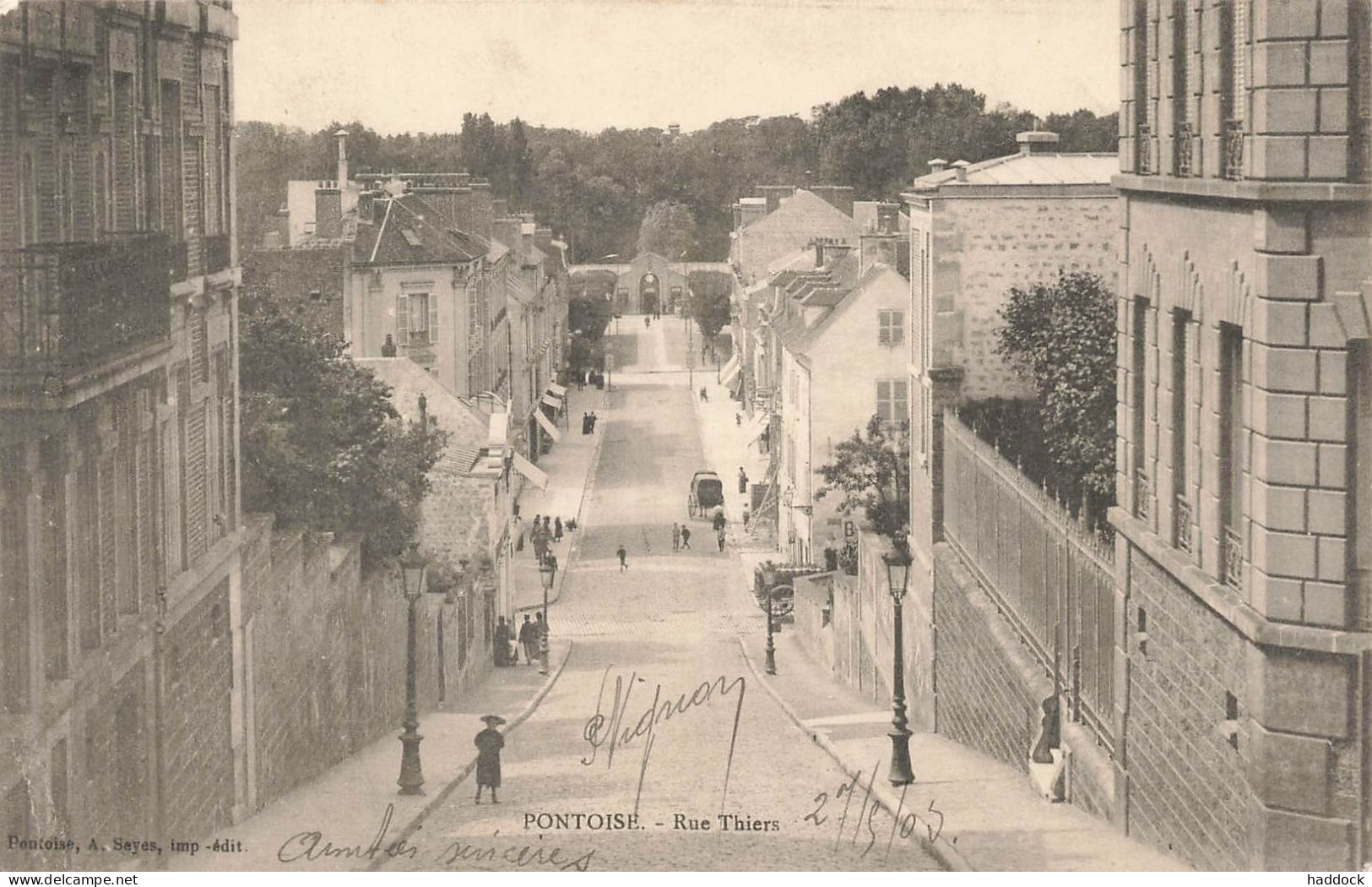 PONTOISE : RUE THIERS - Pontoise