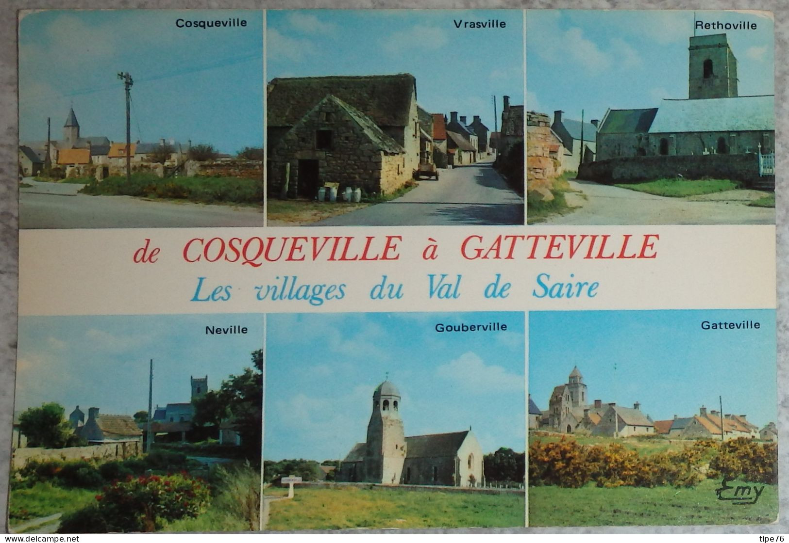 50 Manche CPM  De Cosqueville à Gatteville Val De Saire  Vrasville Rethoville Neville Gouberville - Otros & Sin Clasificación