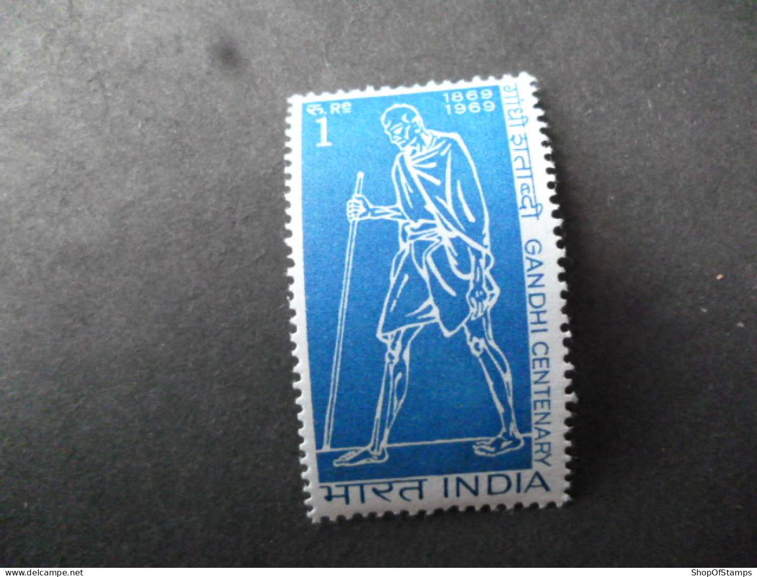 INDIA SG 597 MINT WHITE GUM FINE CONDITION GANDHI CENTENARY - Sonstige & Ohne Zuordnung