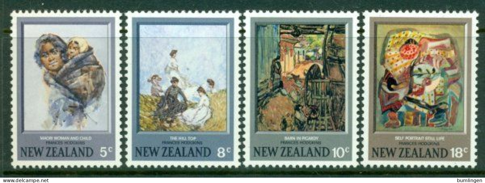 NEW ZEALAND 1973 Mi 607-10** Paintings By Frances Hodgkins [B883] - Autres & Non Classés