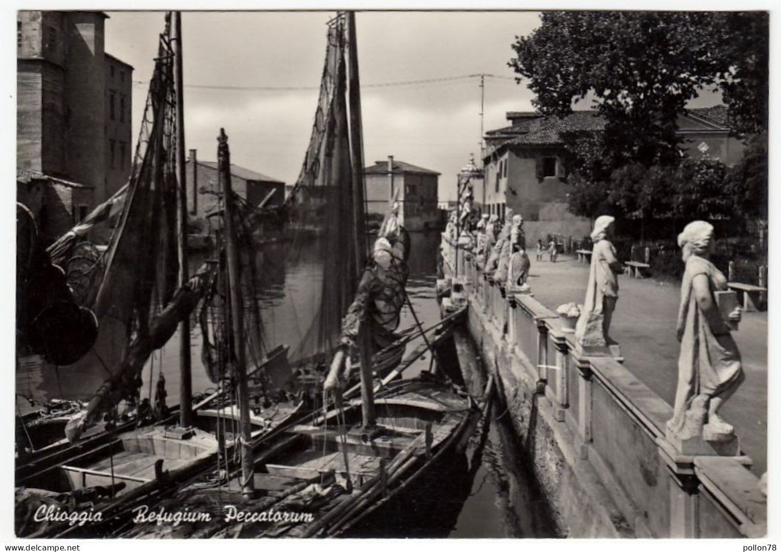 CHIOGGIA - REFUGIUM PECCATORUM - VENEZIA - 1956 - BARCHE - Chioggia