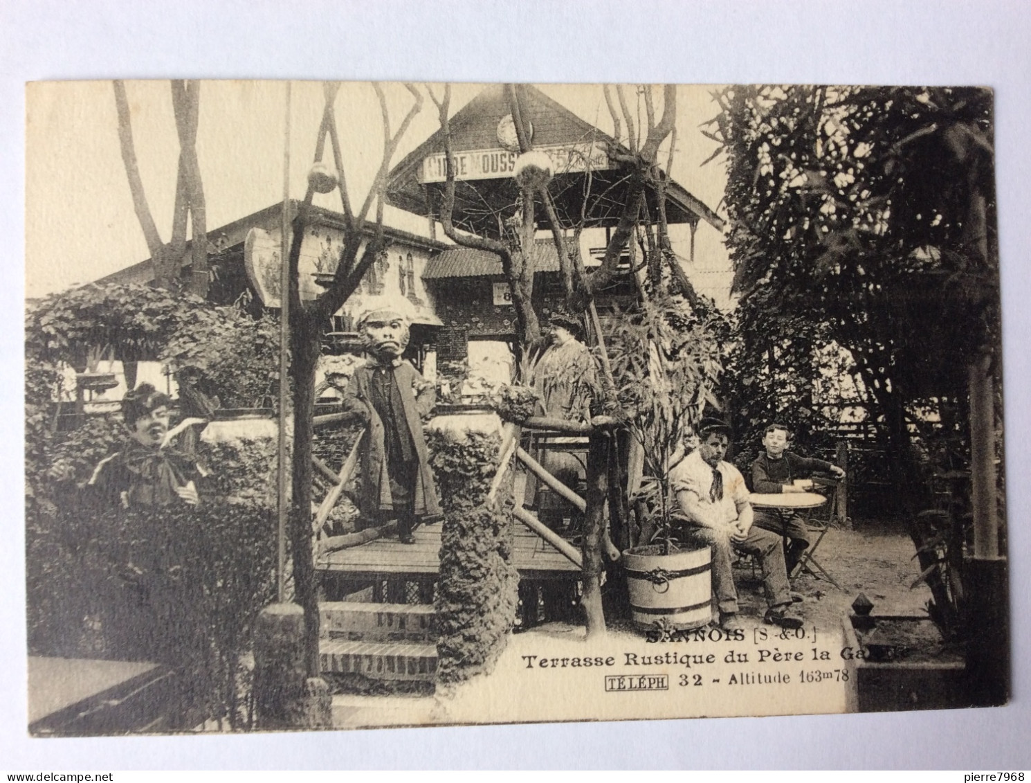 SANNOIS : Terrasse Rustique Du Père La Galette (Altitude 163m78) - 1903 - Alberghi & Ristoranti