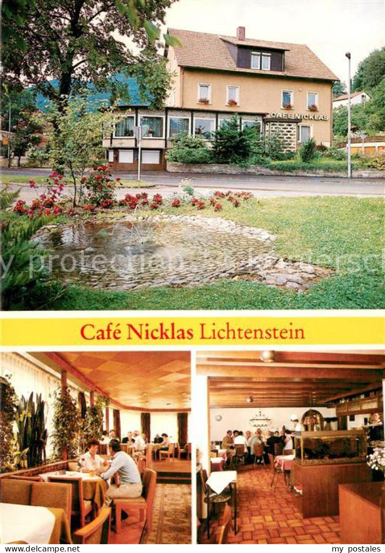 73653314 Lichtenstein Wuerttemberg Cafe Nicklas Gastraeume Lichtenstein Wuerttem - Altri & Non Classificati