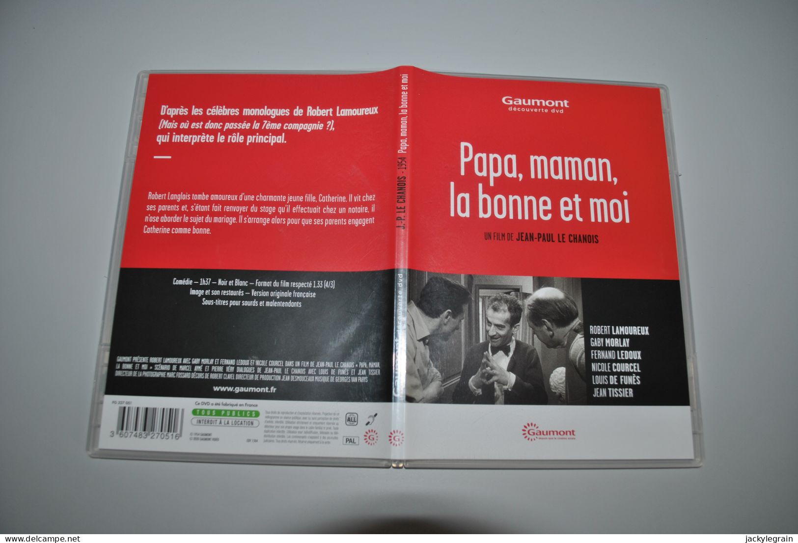 DVD "Papa, Maman, Bonne Et Moi"/De Funès Bon état Vente En Belgique Uniquement Envoi Bpost 3 € - Komedie