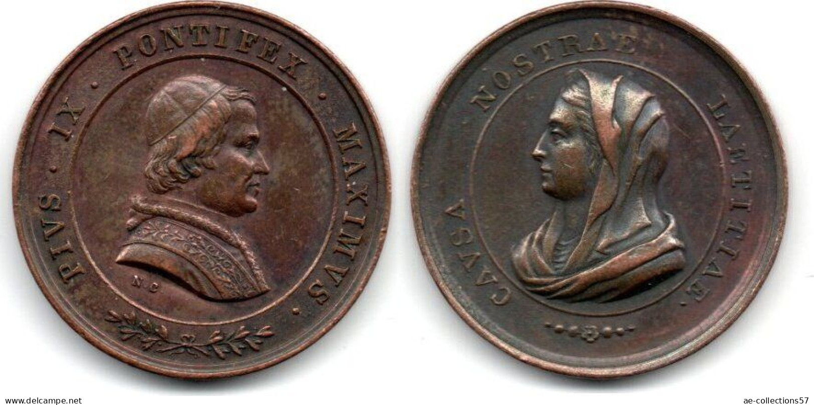 MA 34546 /  Vatican - Vatikan Médaille Pie IX SUP - Vaticano