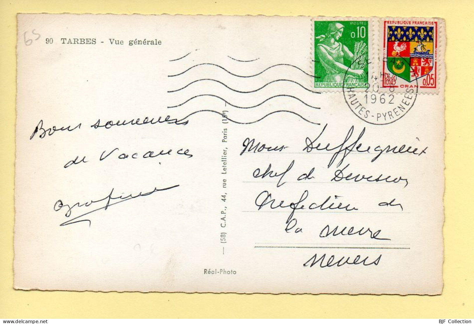 65. TARBES – Vue Générale - CPSM (voir Scan Recto/verso) - Tarbes