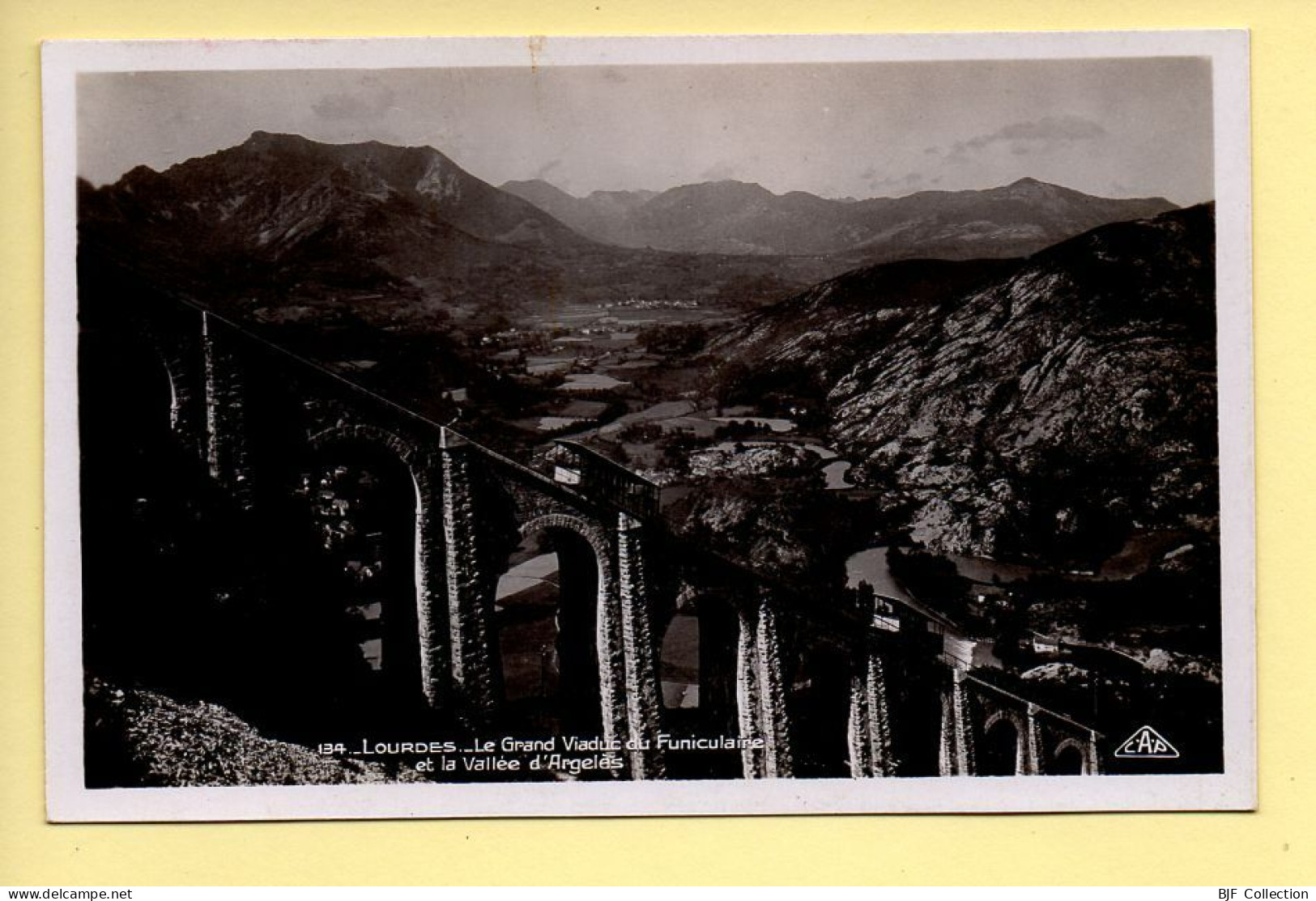 65. LOURDES – Le Grand Viaduc Du Funiculaire Et La Vallée D'Argelès - CPSM (voir Scan Recto/verso) - Lourdes