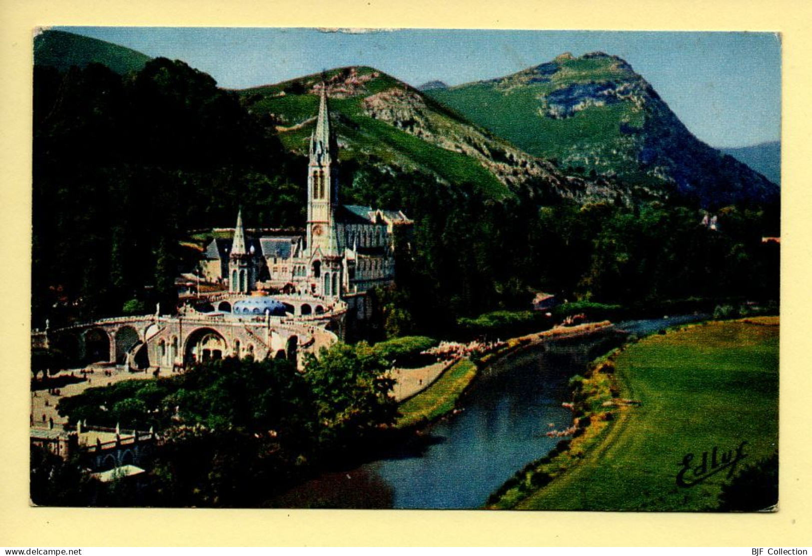 65. LOURDES – La Basilique Et Le Gave – CPSM (voir Scan Recto/verso) - Lourdes