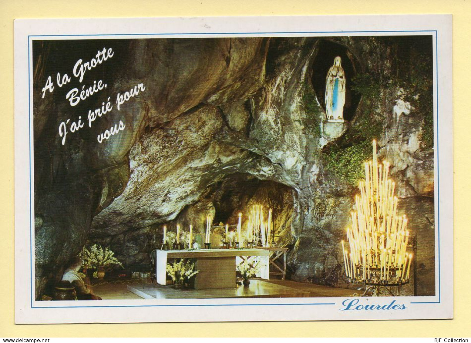 65. LOURDES – A La Grotte Bénie J'ai Prié Pour Vous (voir Scan Recto/verso) - Lourdes
