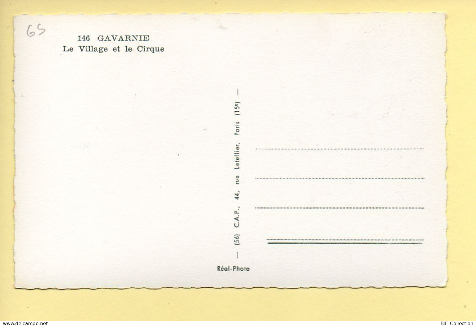 65. GAVARNIE – Le Village Et Le Cirque / CPSM (voir Scan Recto/verso) - Gavarnie