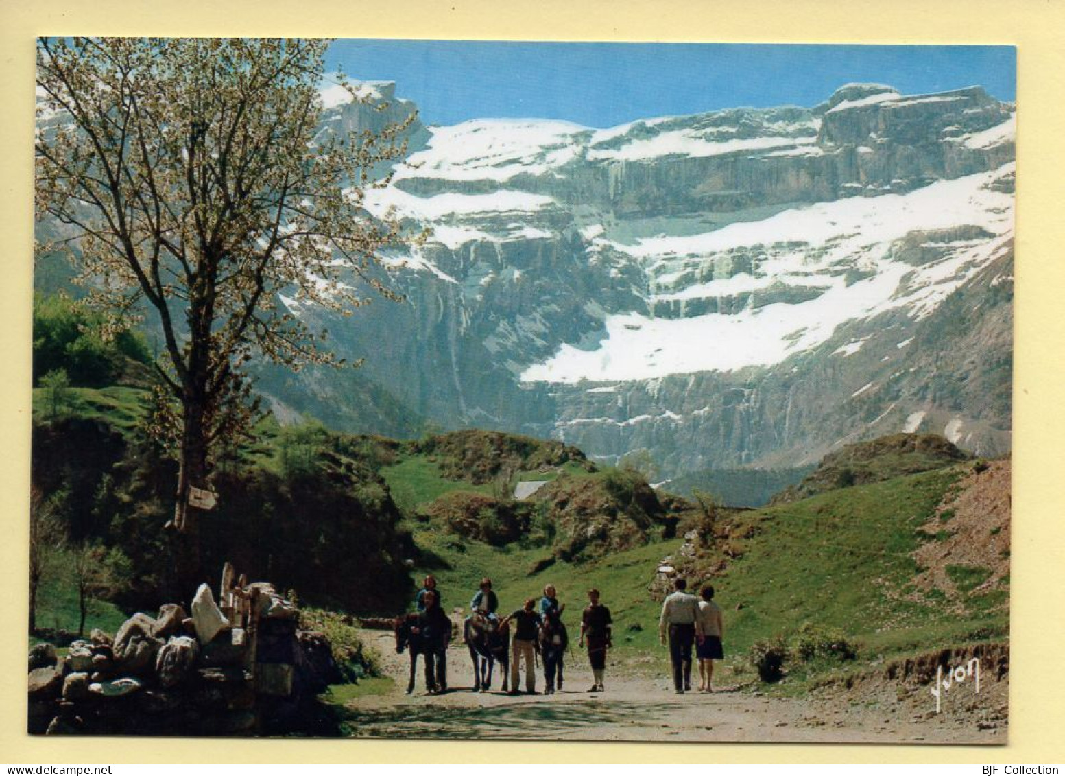 65. GAVARNIE – Le Sentier Qui Mène Au Cirque (animée, Chevaux) (voir Scan Recto/verso) - Gavarnie