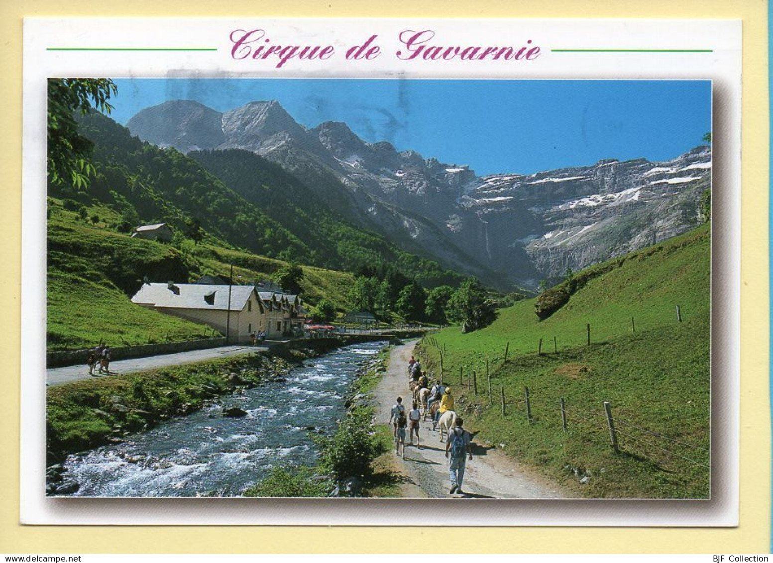 65. GAVARNIE – Le Cirque Et La Grande Cascade (animée) (voir Scan Recto/verso) - Gavarnie