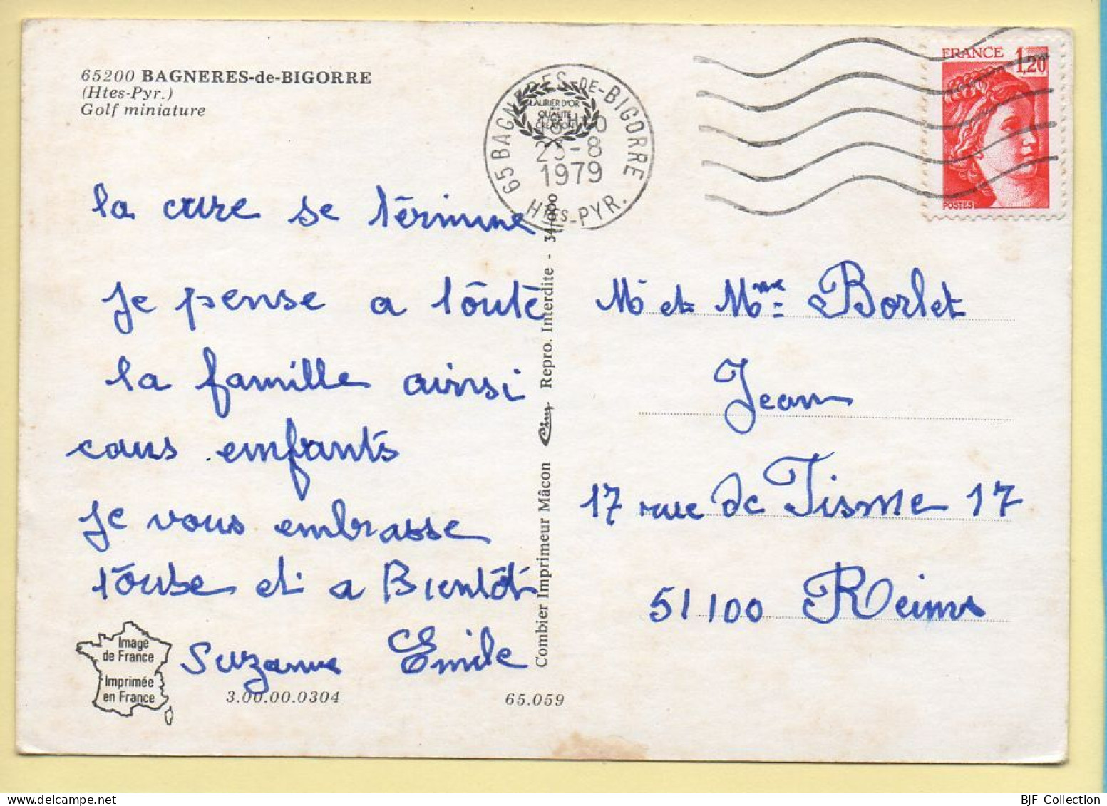65. BAGNERES-DE-BIGORRE – Golf Miniature (voir Scan Recto/verso) - Bagneres De Bigorre
