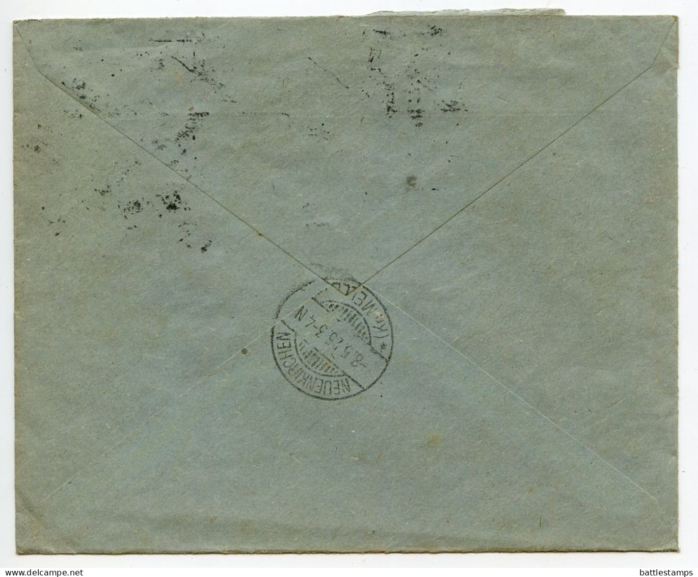 Germany 1925 Registered Cover W/ Letter; Hamburg - Adolf Henkelbein, Felle - Pelzwaren - En Gros.; 40pf. German Eagle - Briefe U. Dokumente
