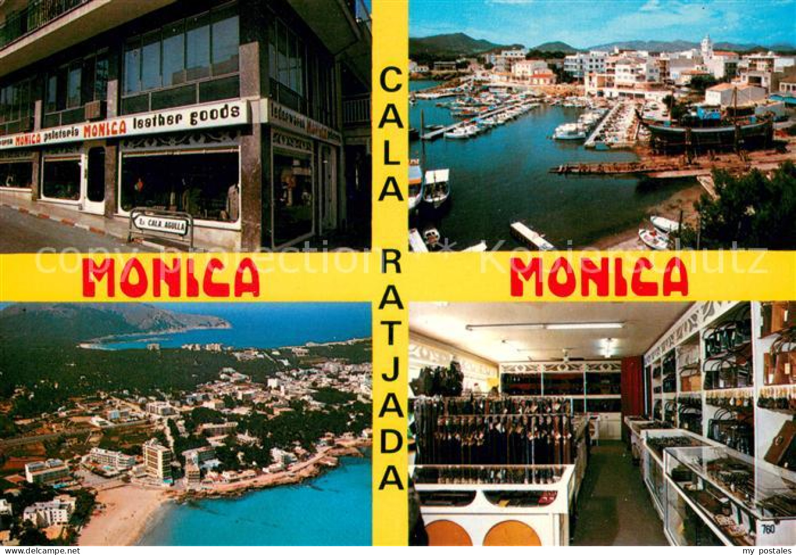 73653213 Cala Ratjada Mallorca Peleteria Monica Hafen Fliegeraufnahme Cala Ratja - Otros & Sin Clasificación