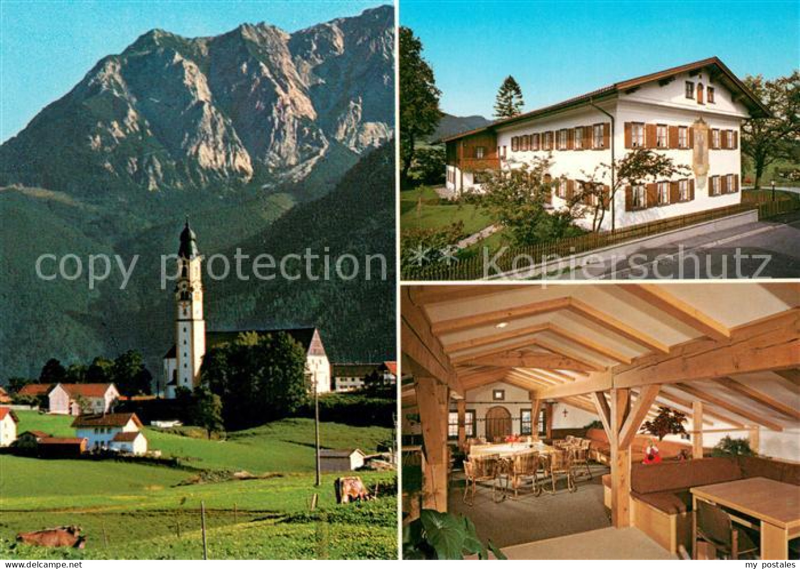 73653201 Pfronten Gaestehaus Pension Haus St. Hildegard Motiv Mit Kirche Allgaeu - Pfronten