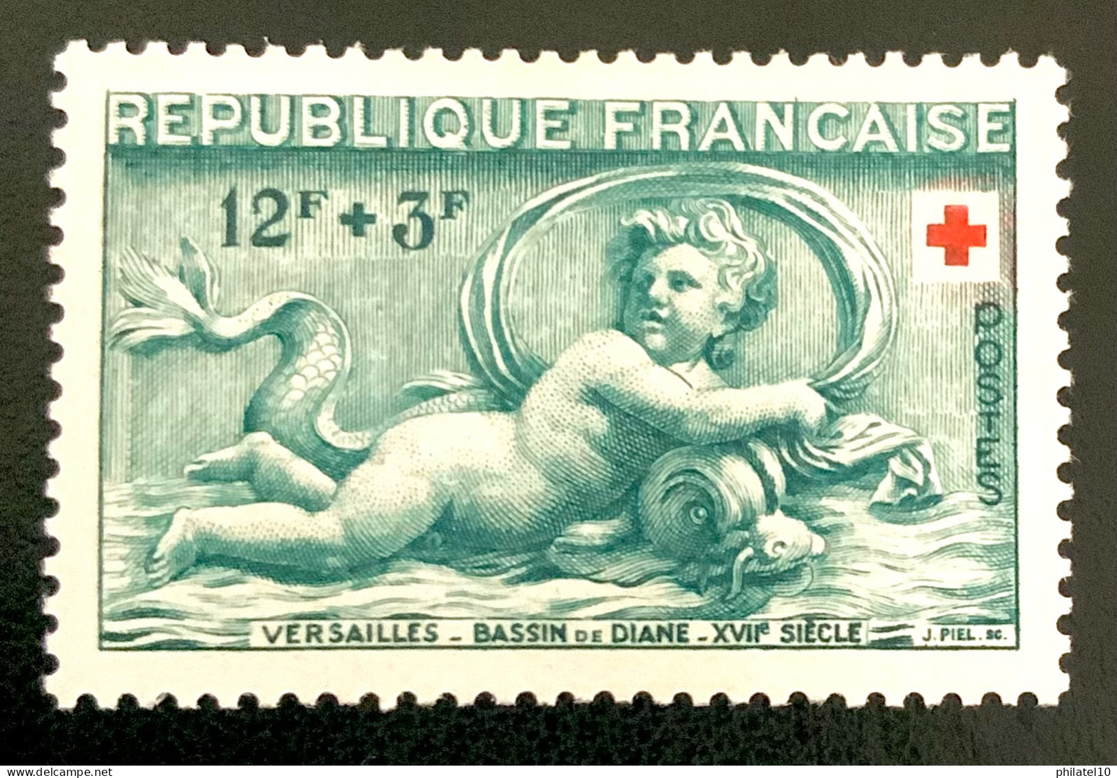 1952 FRANCE N 937 CROIX ROUGE BASSIN DE DIANE - NEUF* - Ungebraucht