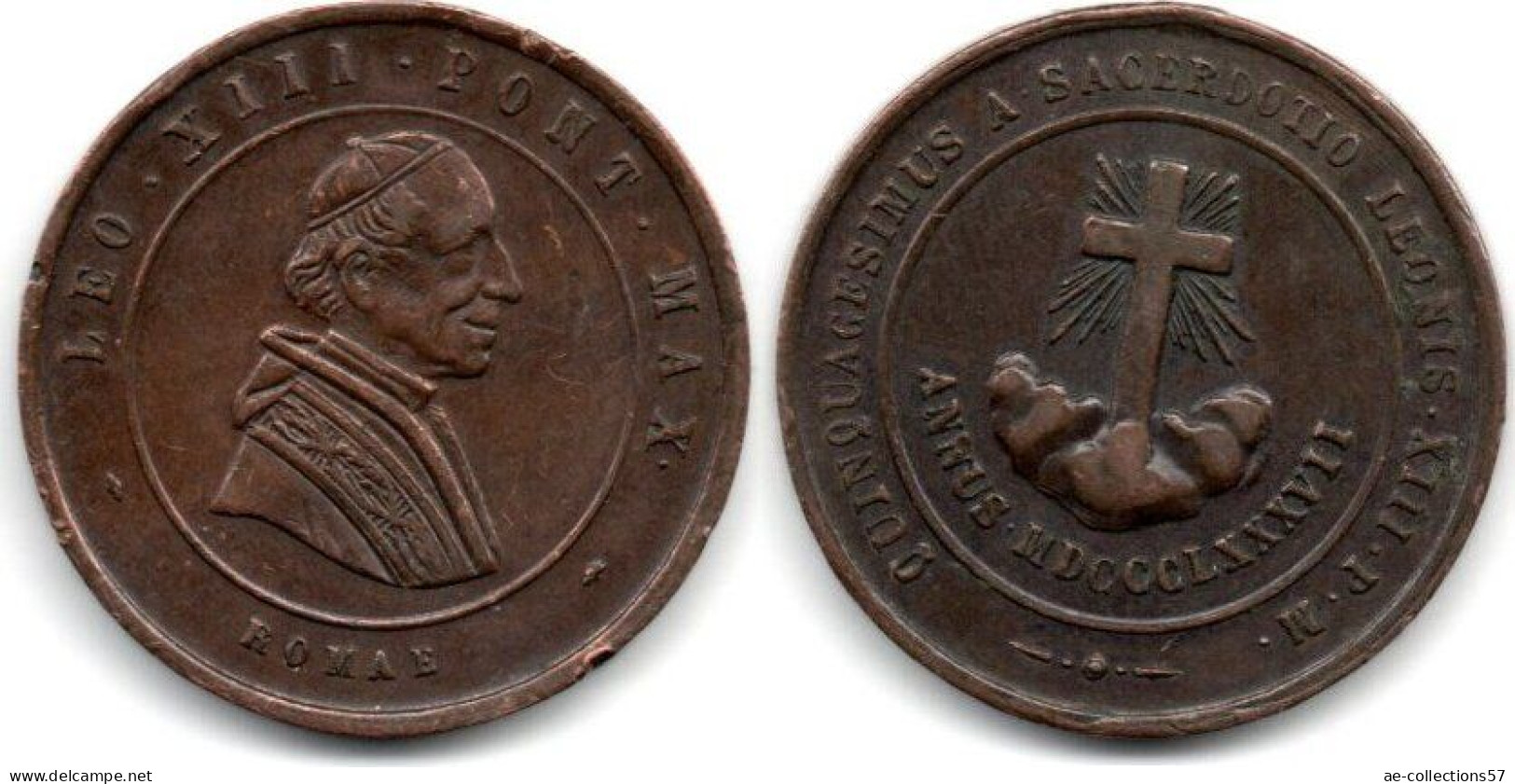 MA 34547 /  Vatican - Vatikan Médaille Léon XIII TTB - Vaticano