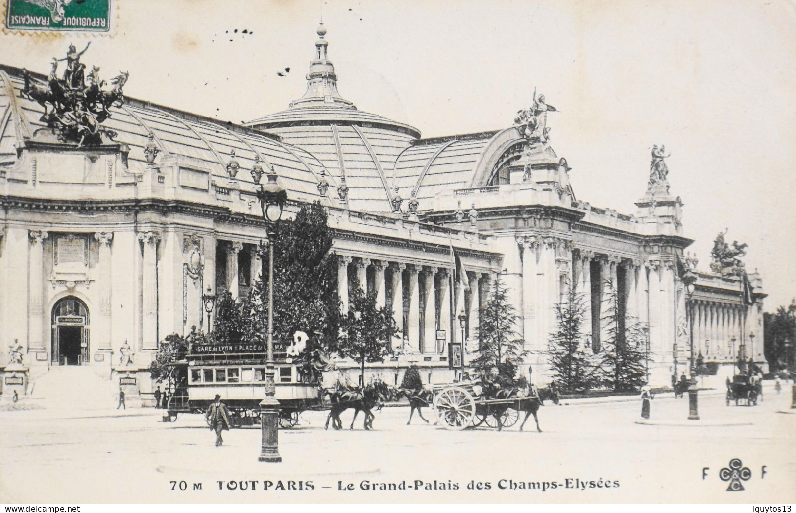 CPA. [75] > TOUT PARIS > N° 70 M - Le Grand-Palais Des Champs Elysées - (VIIIe Arrt-) - 1909 - Coll. F. Fleury - TBE - Distrito: 08