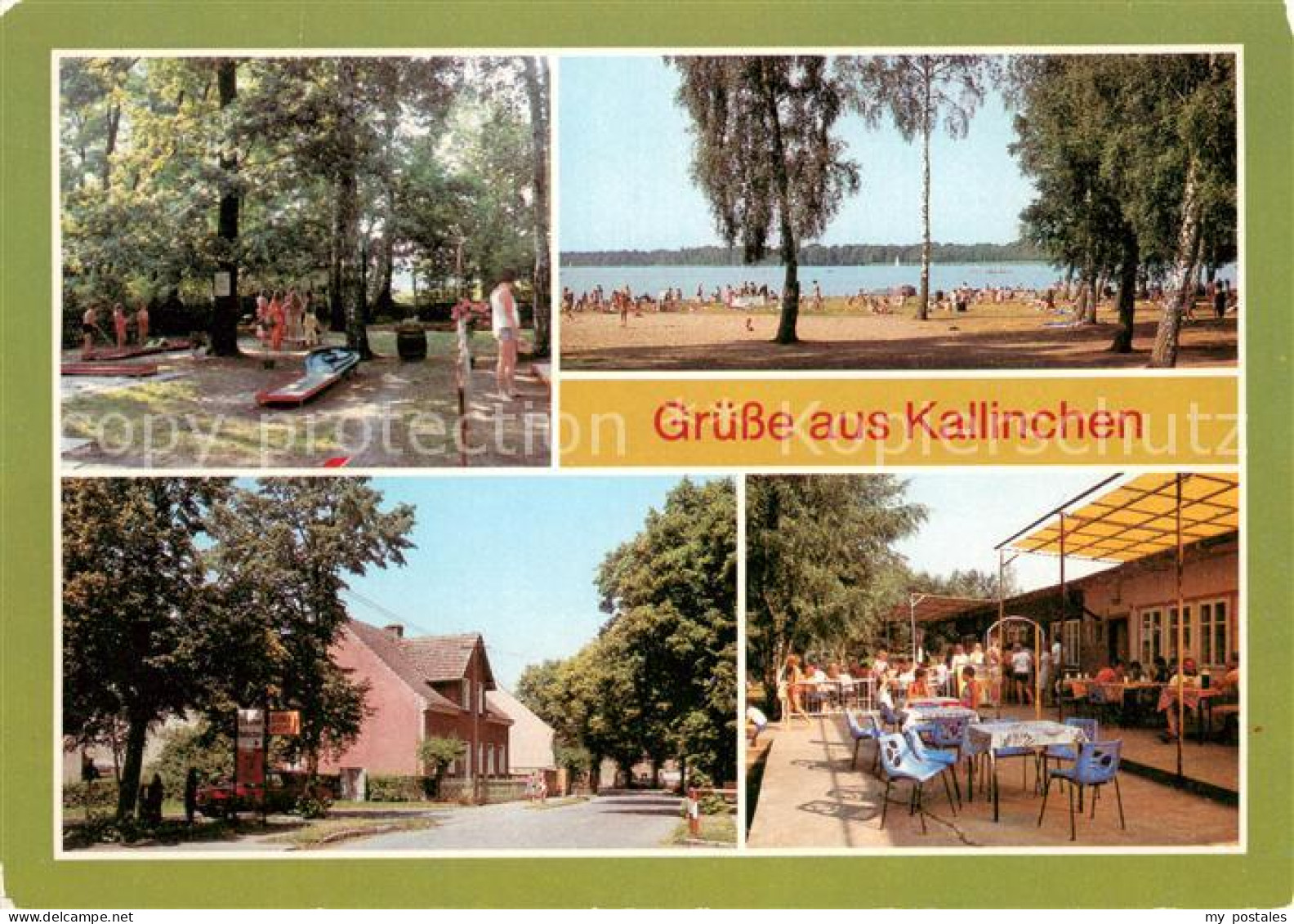 73653181 Kallinchen Minigolfanlage Strandbad Teilansicht Eisdiele Olivia Am Motz - Zossen