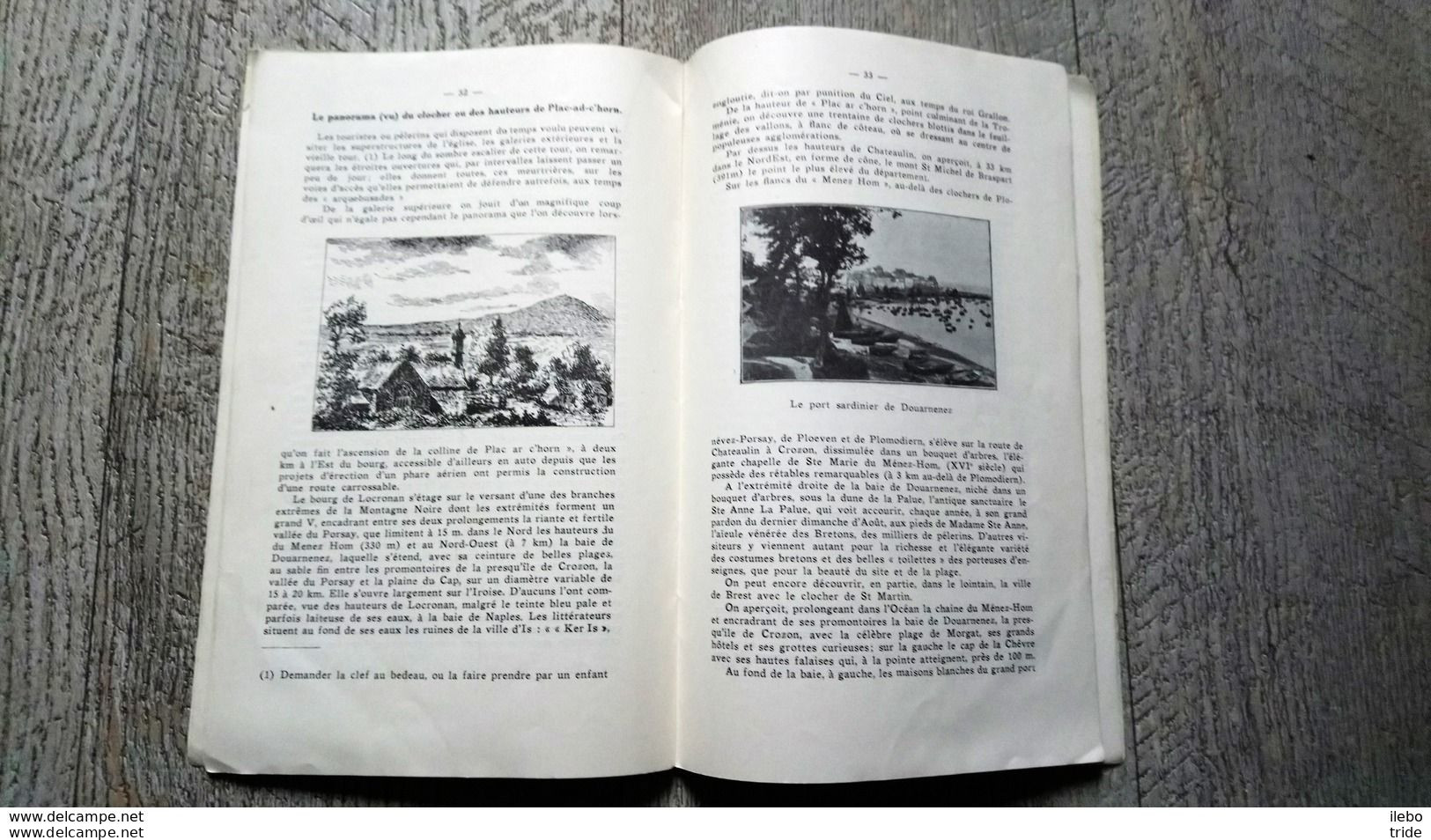 Brochure Touristique Guide Locronan Saint Ronan Son église Et La Troménie 1935 Publicités Commerces - Toeristische Brochures